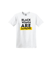 BWAS-white shirts with black and yellow print